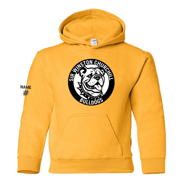 Gildan Youth SWC Bulldogs Crest Printed Hoodie Thumbnail